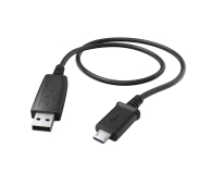 Hama KABEL USB-microUSB 0.6M HAMA czarny # - 1442588 - zdjęcie 1